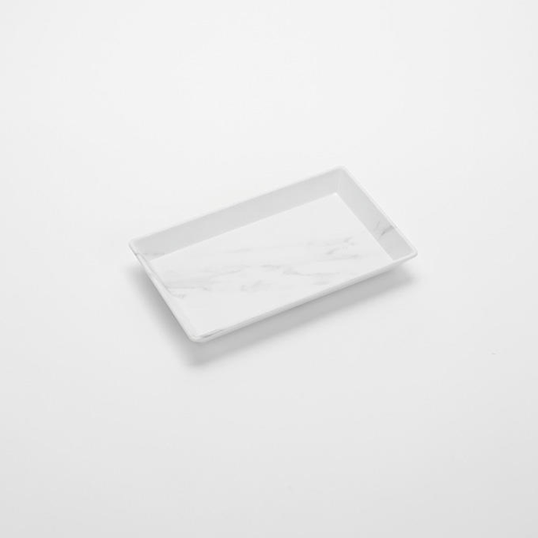 White Marble Melamine Platters