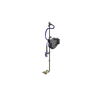 T&S Brass B-1431 Hose Reel Assembly Open