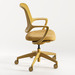 17811 KONFURB NIRO TASK CHAIR - Yellow