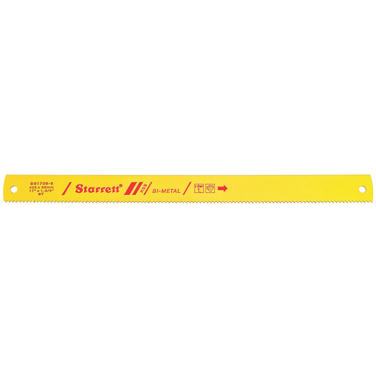 STARRETT BS1706-6 17 x 1-3/8 x .062 x 6T, Bi-Metal