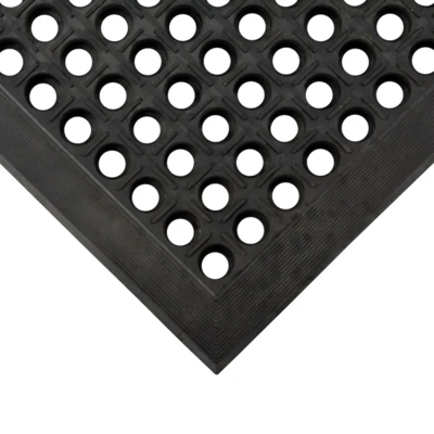 Slotted Drainage Mat - 3' x 5' - Black