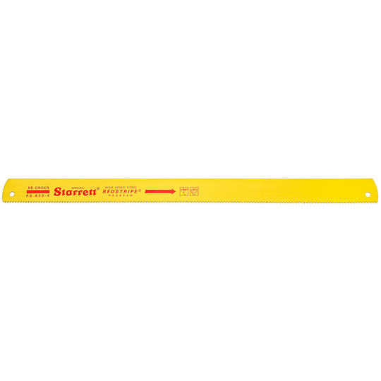 STARRETT RS850-4 34 x 2-3/8 x 118 x 4T, Redstripe Power Hacksaw Blade