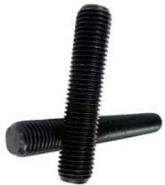 NO. 10" - 32 X 2" FULLY THREADED STRAIGHT ROD ALLOY STEEL 33-39 HRC PLAIN