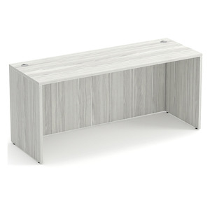 PL111 24"D x 66"W CREDENZA SHELL- Silver Birch