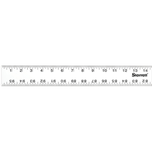STARRETT ASE-96 Straight Edge Aluminum Rule - 96'' English
