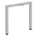 PLTLEG-U-30 30" METAL U LEG - Silver