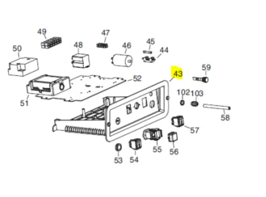 Veloci Heater Control Panel Face for Fire 155, and Blaze Series