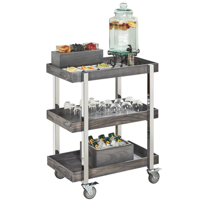 Cal-Mil 3834-83 31"W x 20-1/8"D x 39-1/4"H Ashwood Beverage Cart