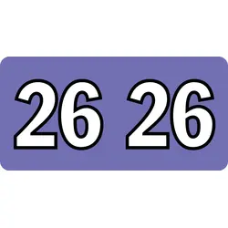 ISDA Compatible Yearcode Label Rolls