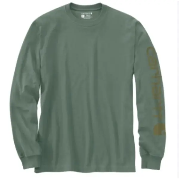 CARHARTT K231 - Long Sleeve Graphic T-Shirt -  Green Slate