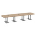 PALAR7168N - 14ft. Arena Conference Table with Brushed Palmer Base