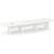  16' Classic Boat Shape Conference Table with Panel Base - White