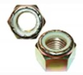 M10 - 1.5 DIN 982 HEX LOCK NUT NYLON INSERT CLASS 8 ZINC YELLOW