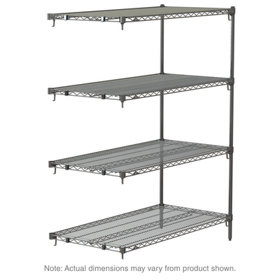 Metro AA416C Super Adjustable Super Erecta Add-On Shelving Unit 24"W X 21"D X 63 H