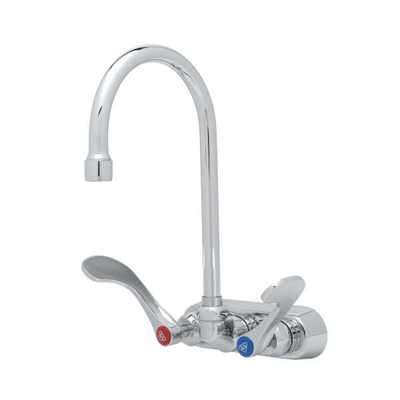T&S Brass B-1146-04-CR Workboard Faucet Wall Mount