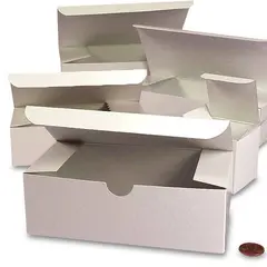 9 X 4.5 X 4.5" WHITE 1 PIECE GIFT BOX, 100/CS         4011600