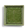 Plate Square Dragonfly Green