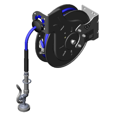 T&S Brass B-7232-01M Hose Reel System Open