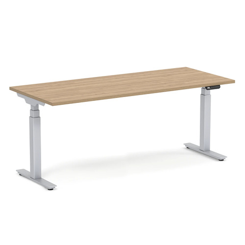 Enhance Electric Height-Adjustable Desk 30" X 72" - Aspen with Silver Base