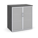 PL152 37" H STORAGE CABINET- COASTAL GRAY