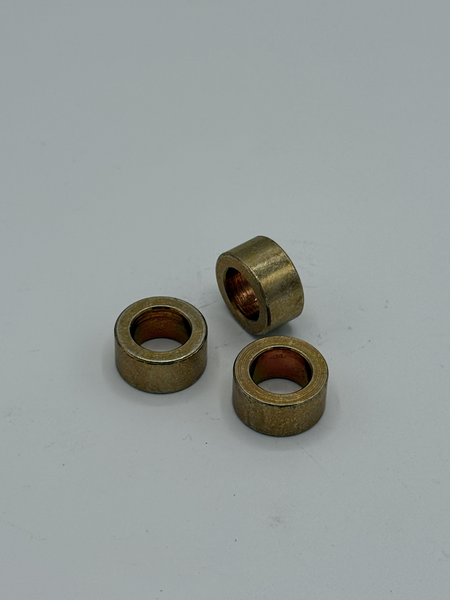 0.407" X 5/8" X 5/16" TUBE SPACER 1010 - 1020 STEEL ZINC YELLOW PER PRINT