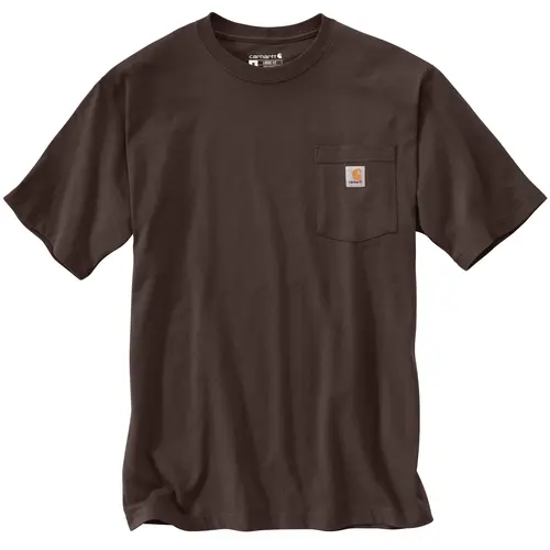 CARHARTT K87 - Workwear Short Sleeve T-Shirt - Dark Clove Heather