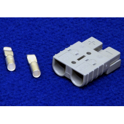 Connector, 50A Gray, W/ 6 Gauge Contacts