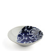 Bowl Blue & White Cat Burglar 5.25"