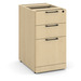 PL166 BOX/BOX/FILE PEDESTAL- MAPLE