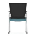Propel Guest Chair - Black Mesh Back with Blue Seat