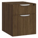 PL108 BOX/FILE HANGING PEDESTAL - Modern Walnut