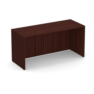 PL129 24"D x 60"W CREDENZA SHELL- Mahogany