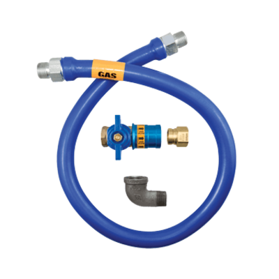 Dormont Manufacturing 1675BPCF60 Dormont Blue Hose Moveable Gas Connector Hose Assembly 3/4" Dia.