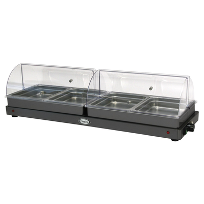 Cadco WTBS-4N-HD Heavy Duty Jumbo Buffet Server Countertop
