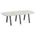 SIGAR7636N - 8 ft. Arena Conference Table w/Black Metal VA Leg