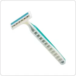 Twin Blade Razor, Teal/White