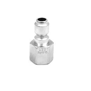Hydrojet Plated Steel QC Plug 1/4" FPT