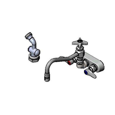 T&S Brass B-1156-CR Workboard Mixing Faucet Wall Mount