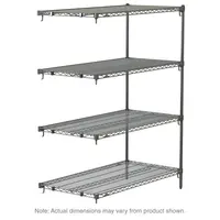 Metro AA446C Super Adjustable Super Erecta Add-On Shelving Unit 42"W X 21"D X 63