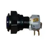 Button Round 12V blue   FD