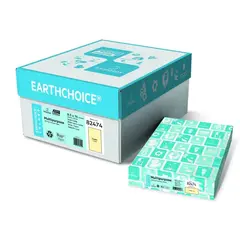 8.5 X 14 20 LB CREAM DOMTAR EARTHCHOICE COPY PAPER, 82474, 500/RM 10 RMS/CS