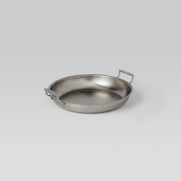 Hammered Stainless Steel Serving Pans