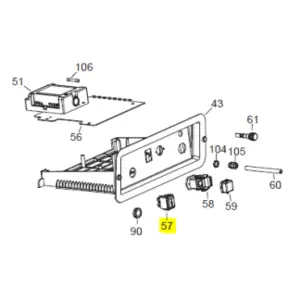 Veloci Heater Replacement Switch I - 0 - II