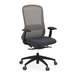 67011- CRESCENT  MID BACK- CHARCOAL