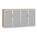 PL152SGD - GLASS DOOR KIT- Silver Frame