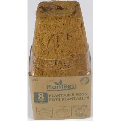 Biodegradable Square Coconut Coir Pots