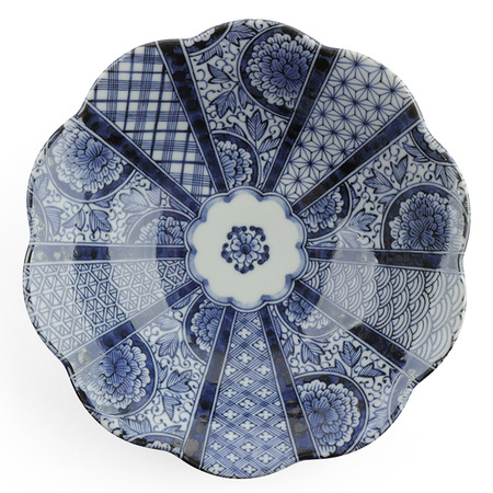 Blue Nishiki 9.25" Bowl