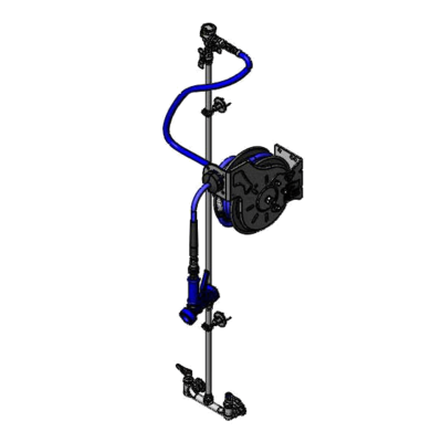 T&S Brass B-1433-711202QD Hose Reel System Open