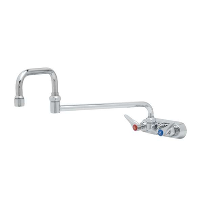 T&S Brass B-1136-CR Workboard Faucet Wall Mount