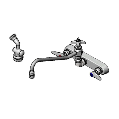 T&S Brass B-1157-12 Faucet Workboard 8" Wall Mount